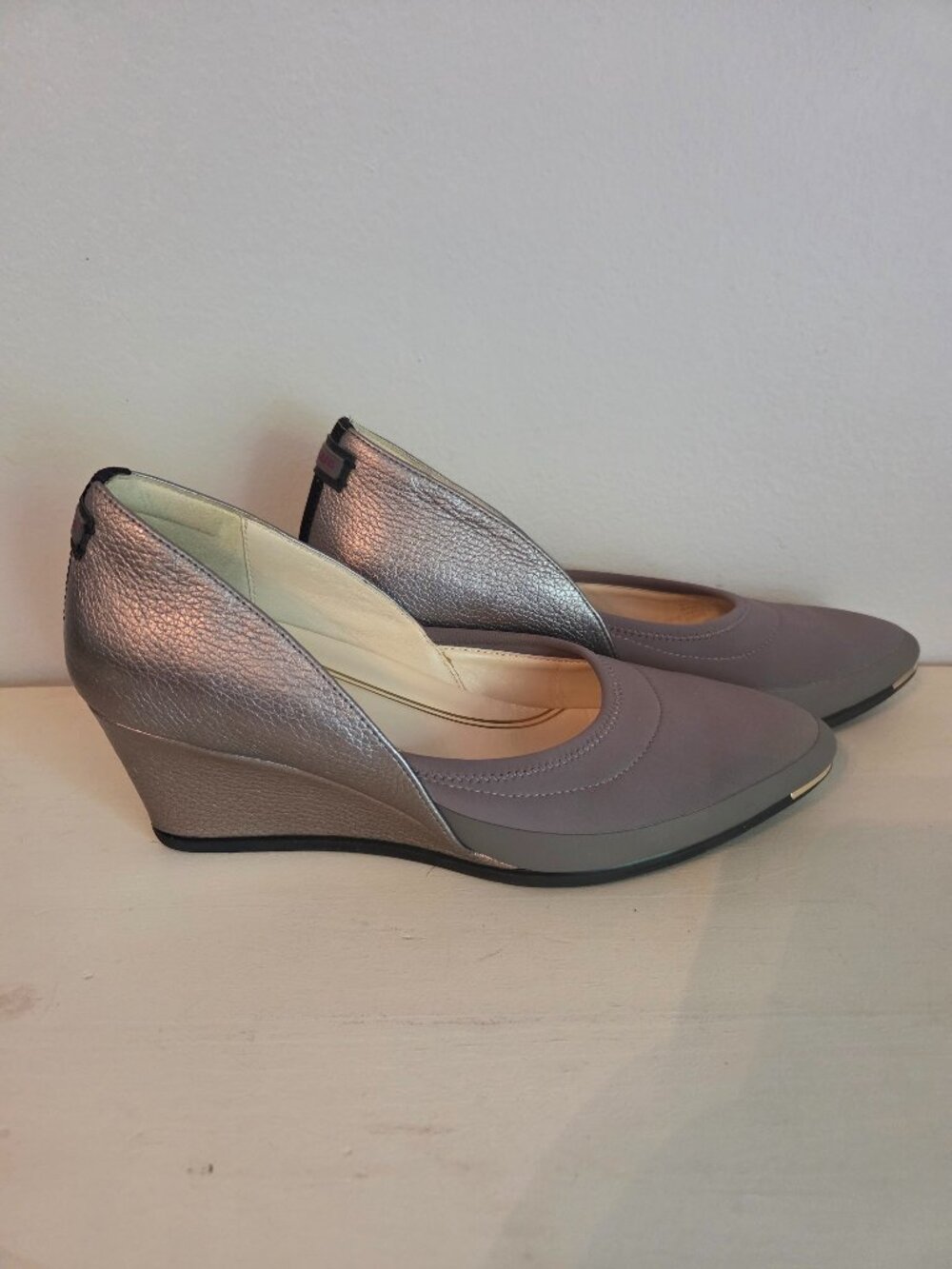 Cole Haan Grand Ambition Sport Wedge, gray, size 6